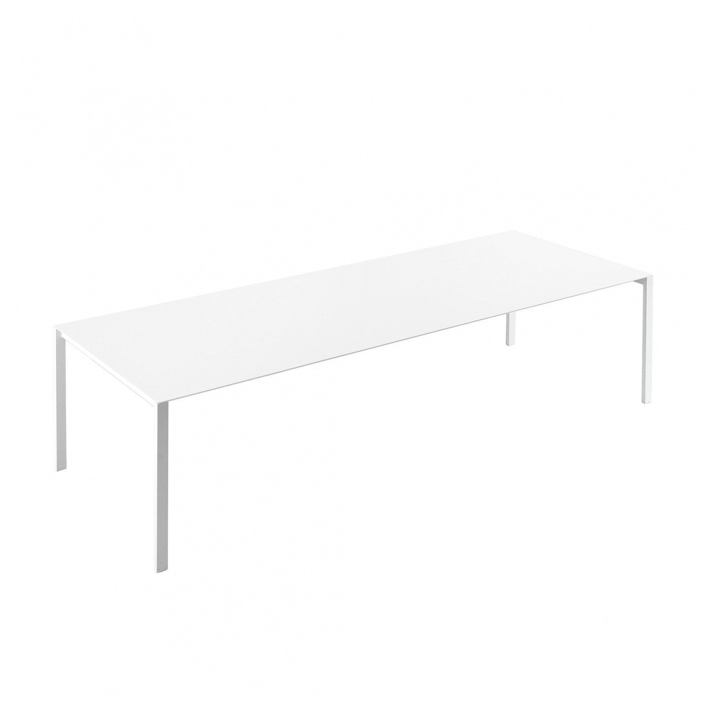 Thin-K Longo Aluminium Tisch Weiß