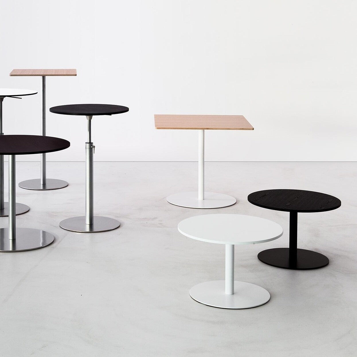 Brio Beistelltisch Gestell weiß H40cm Weiß