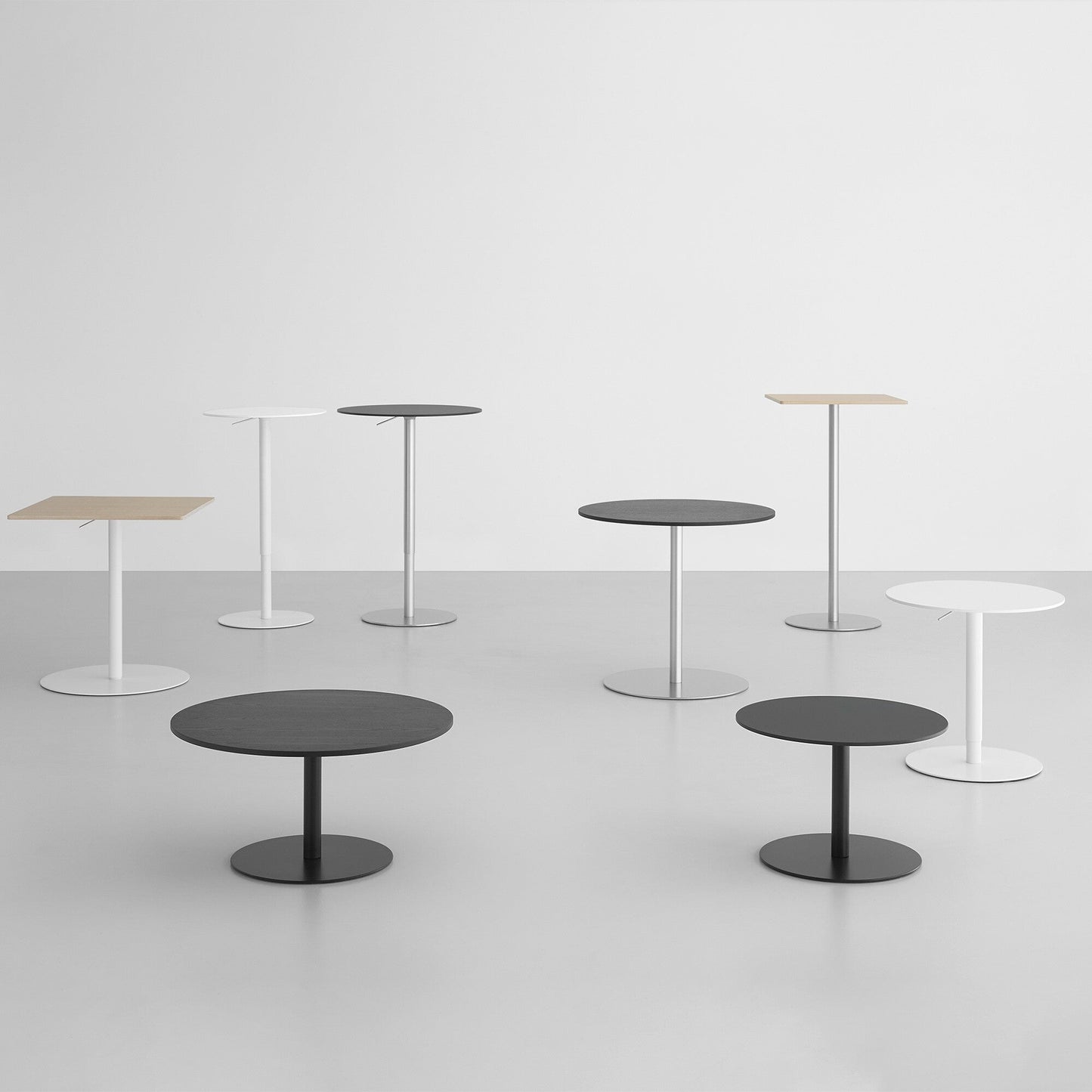 Brio Bistrotisch Eckig H110cm Schwarz