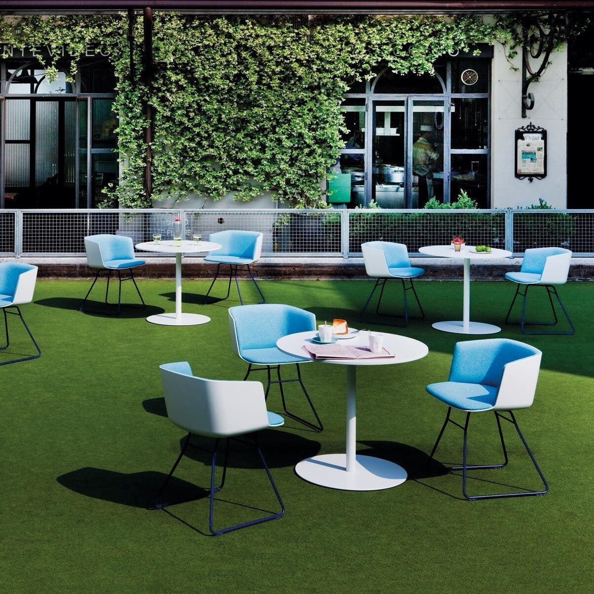Brio Bistrotisch Gestell lackiert 52-70cm Natur