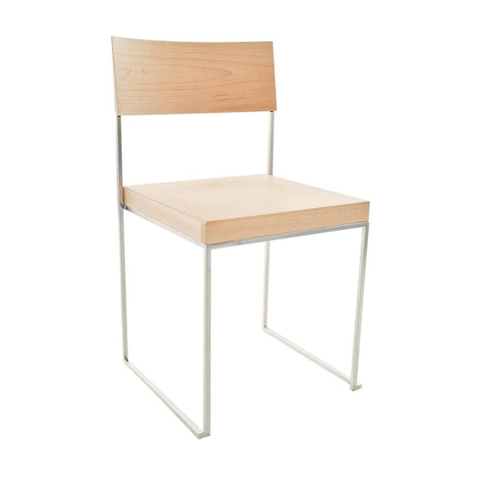 Cuba S56 Stuhl Sitzfläche Holz stapelbar Natur