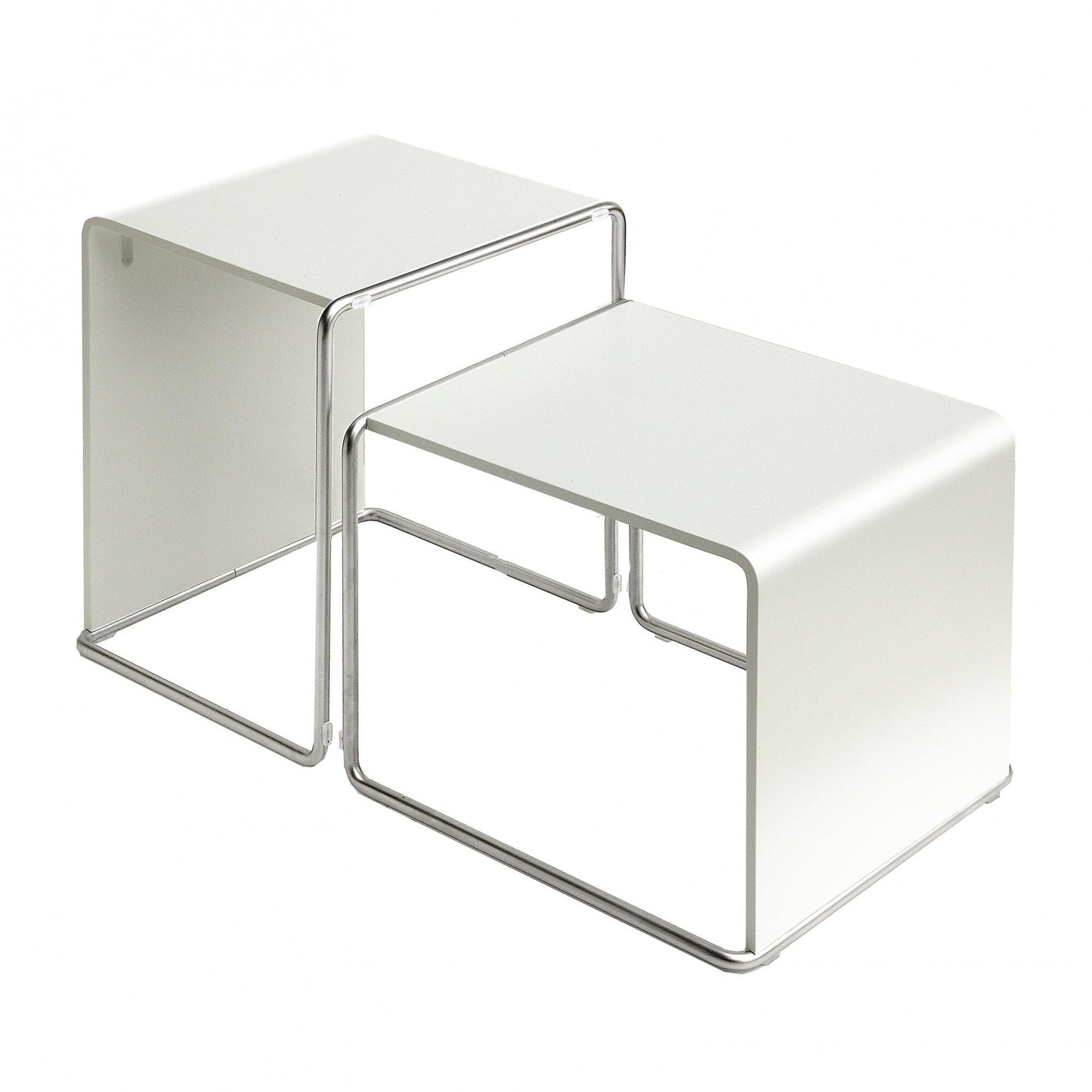 Ueno T50 Beistelltisch/Hocker Sitzfläche lackiert Weiß