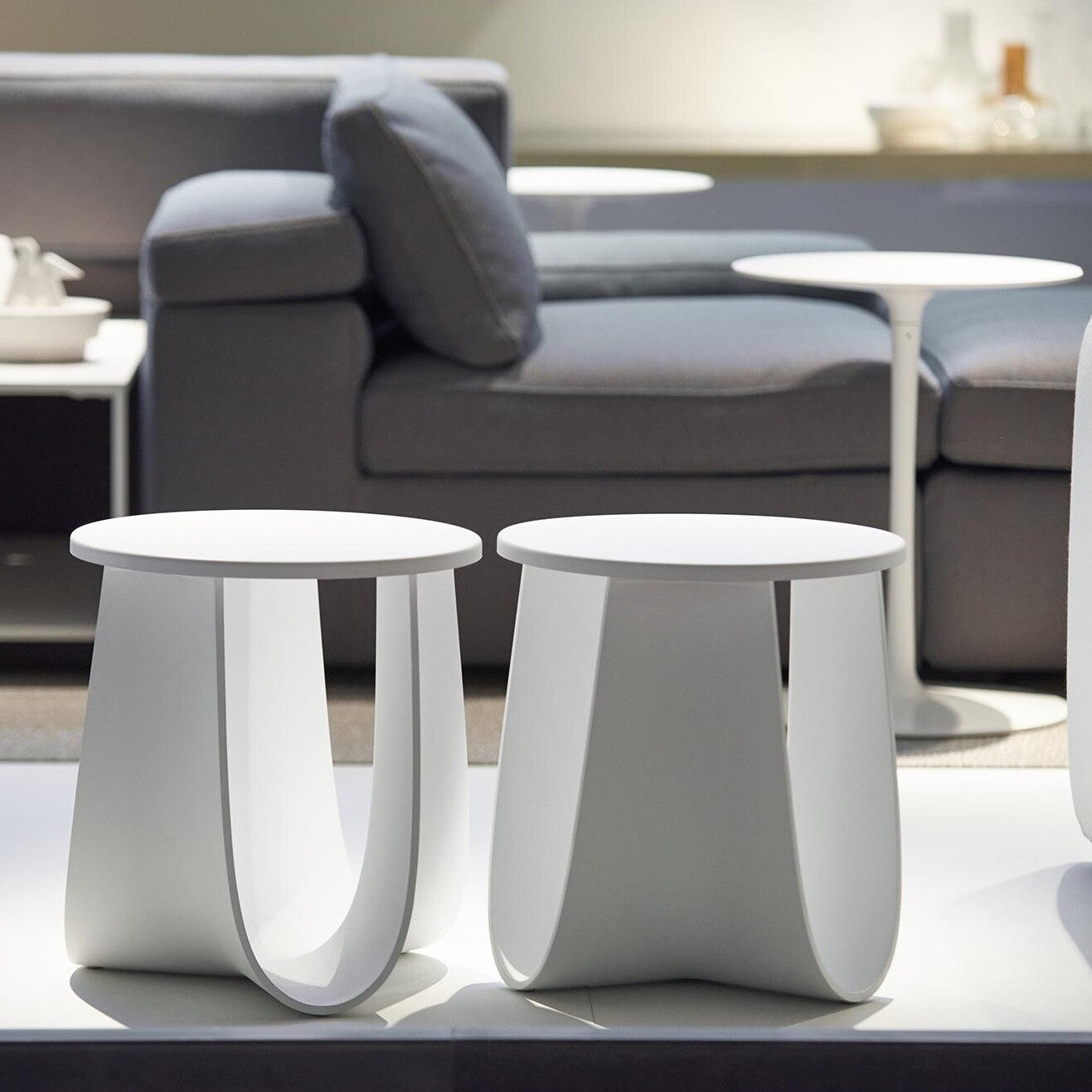 Sag Hocker/Beistelltisch Schwarz