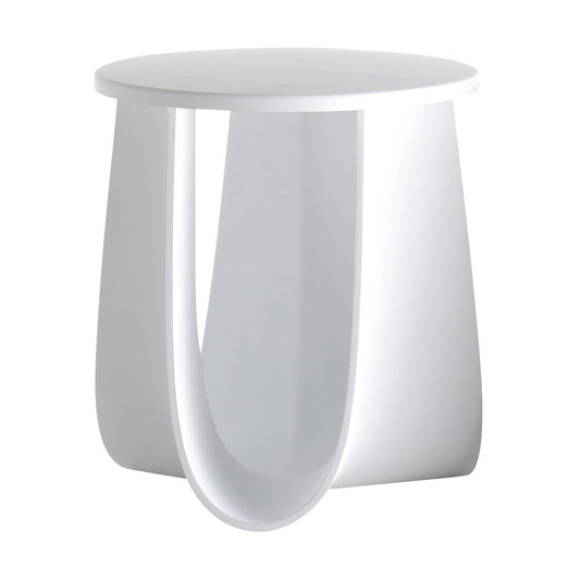 Sag Hocker/Beistelltisch Weiß