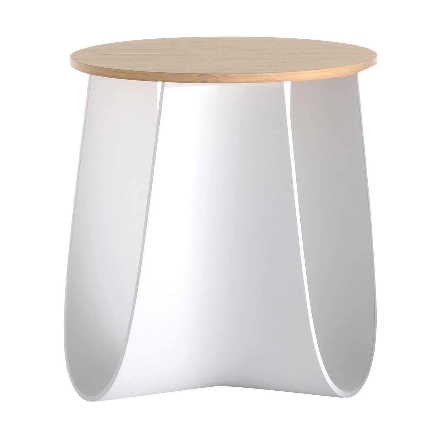 Sag Hocker/Beistelltisch Weiß