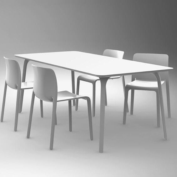 Table First Outdoor Tisch rechteckig Schwarz
