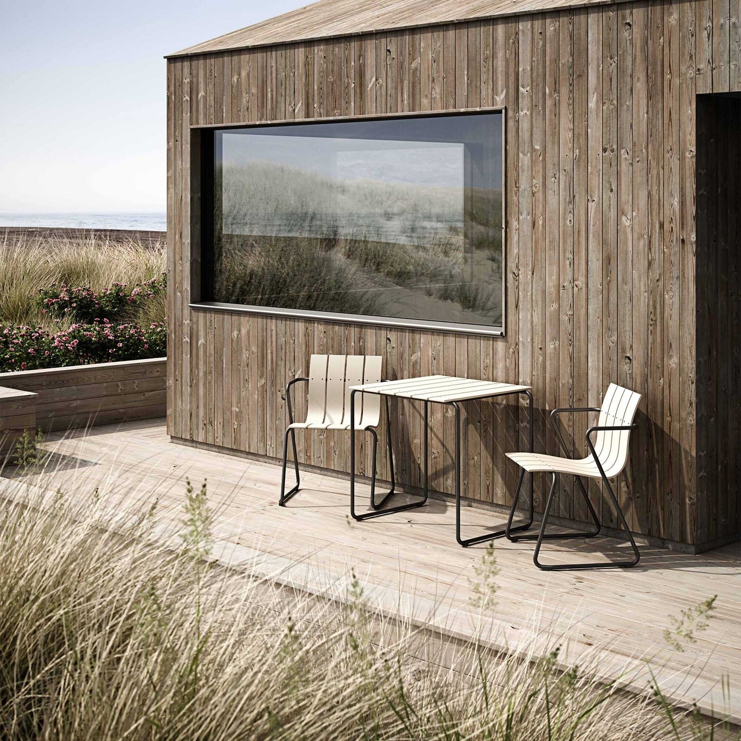 Ocean Tisch 70x70x74cm Schwarz