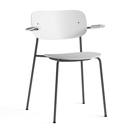 Co Dining Plastic Armlehnstuhl Schwarz