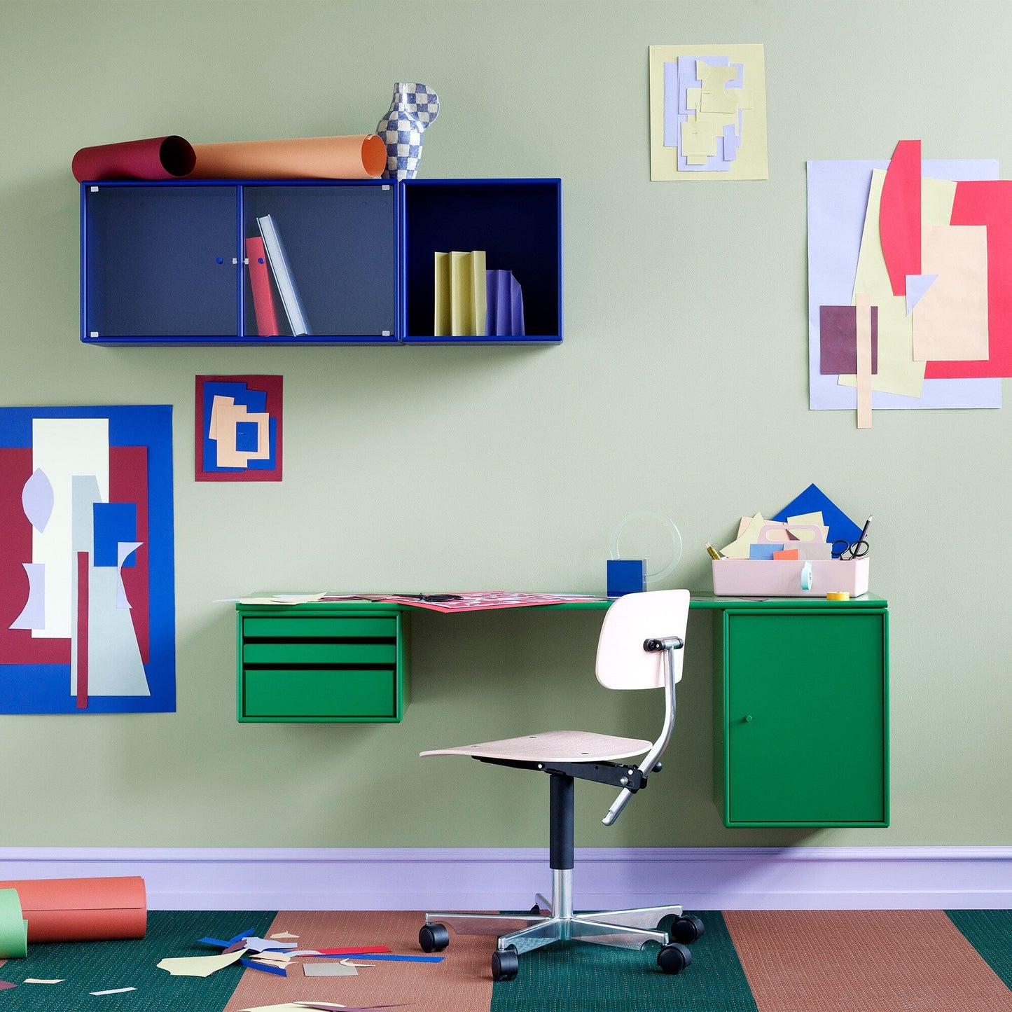 Workshop Wandschreibtisch