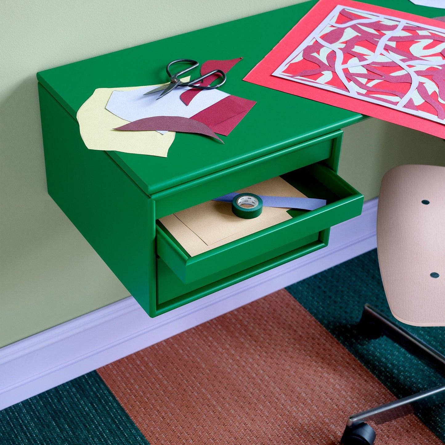 Workshop Wandschreibtisch