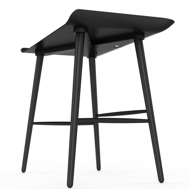 Woood Schreibtisch 100x64x78cm Schwarz