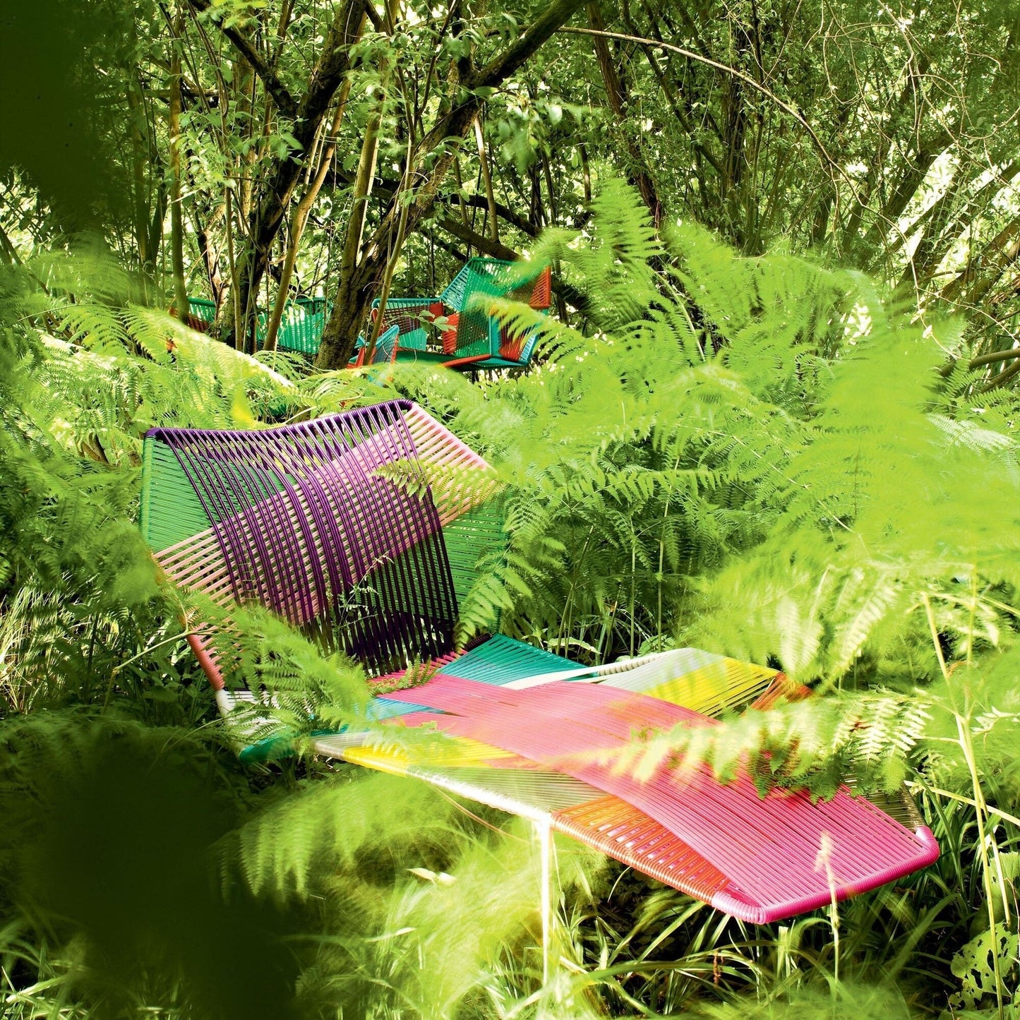 Tropicalia Chaiselongue Schwarz