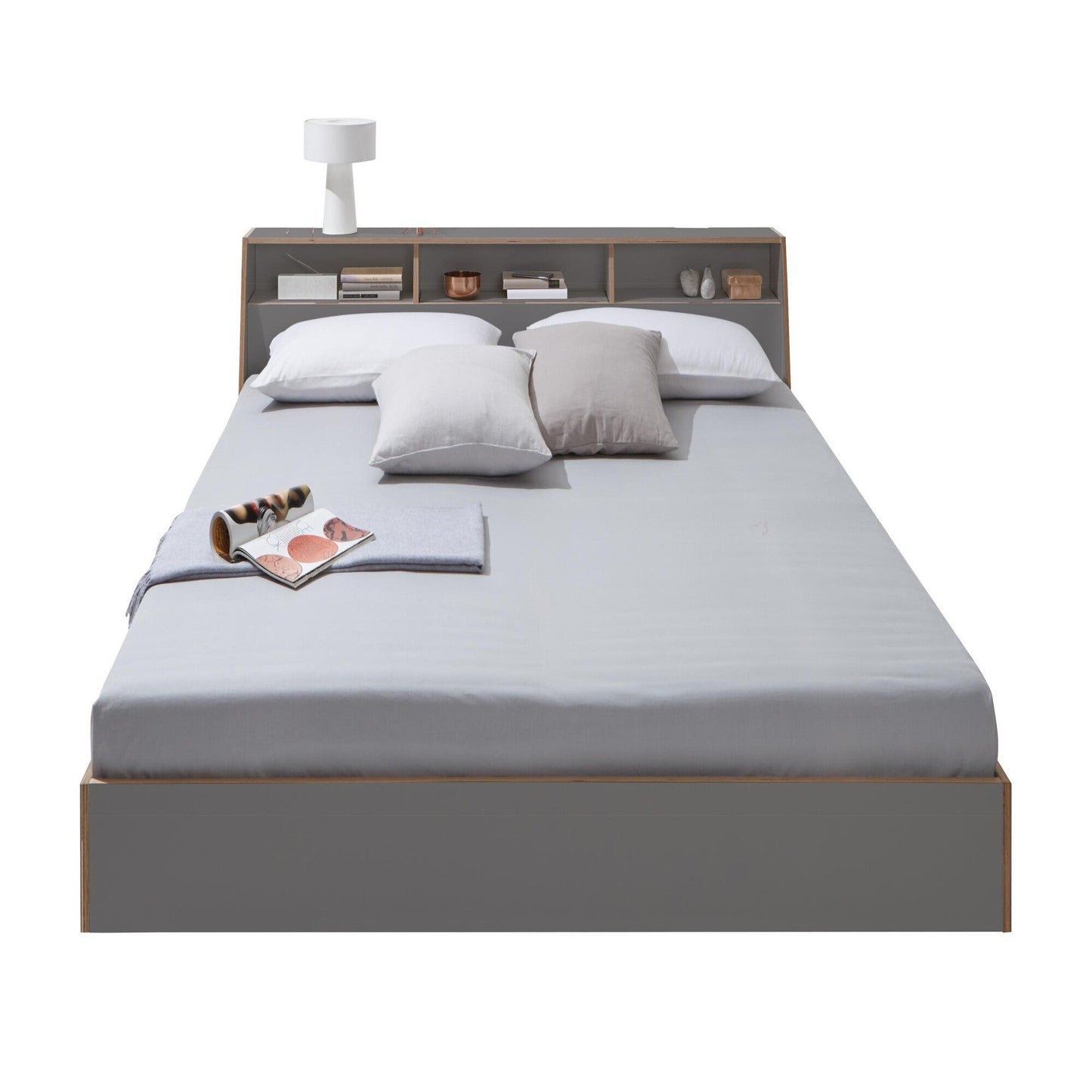 Slope Einzelbett 140x200cm Anthrazit