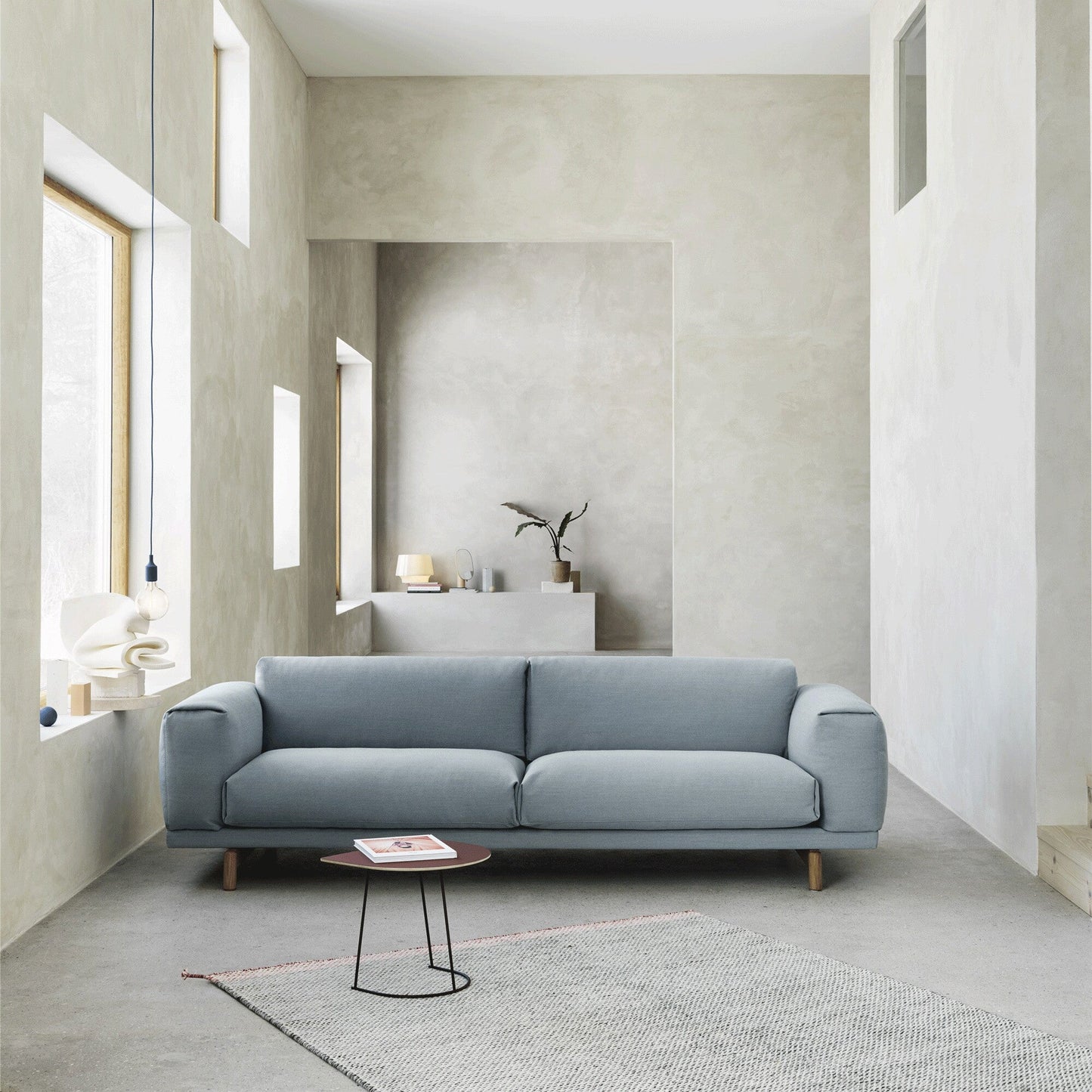 Airy Half Couchtisch Schwarz