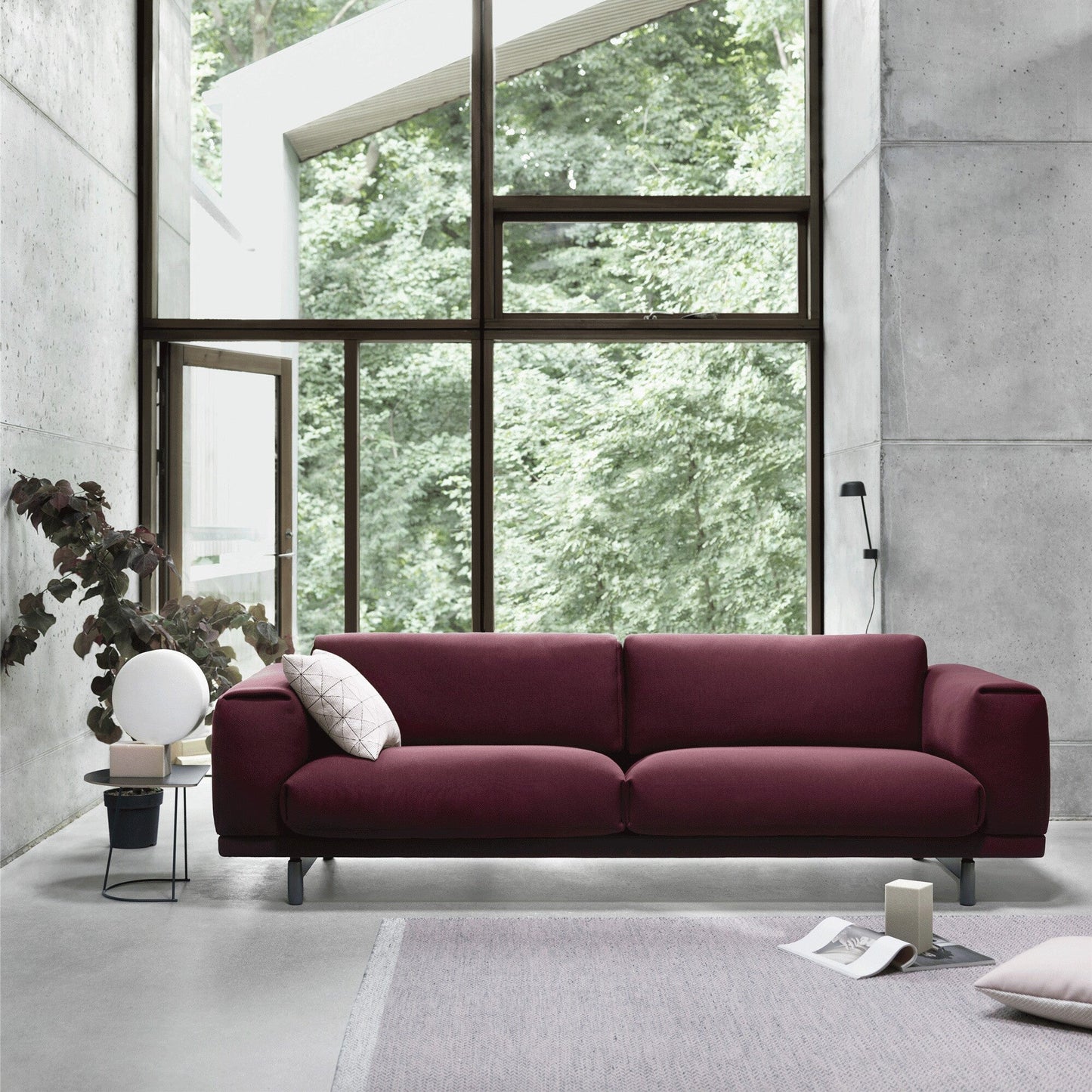 Airy Half Couchtisch Schwarz