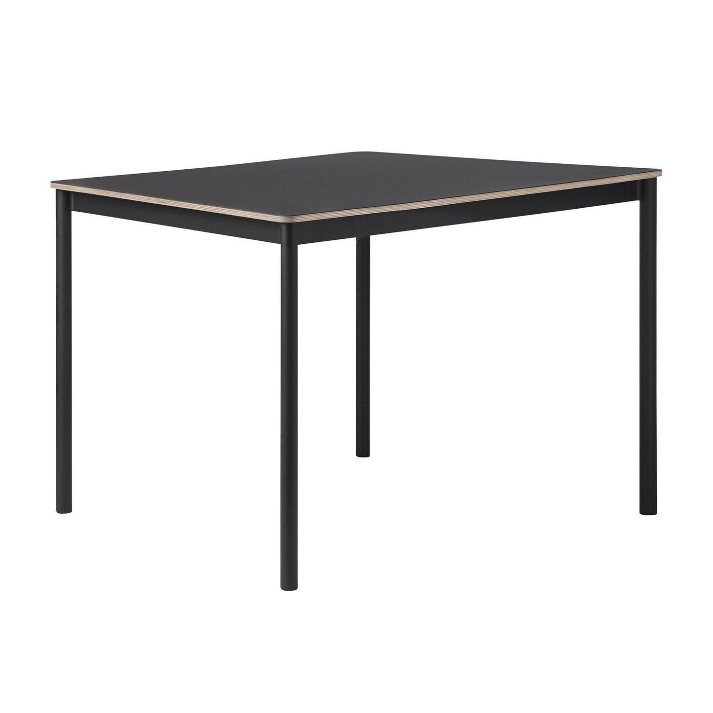 Base Tisch 140x80cm Schwarz