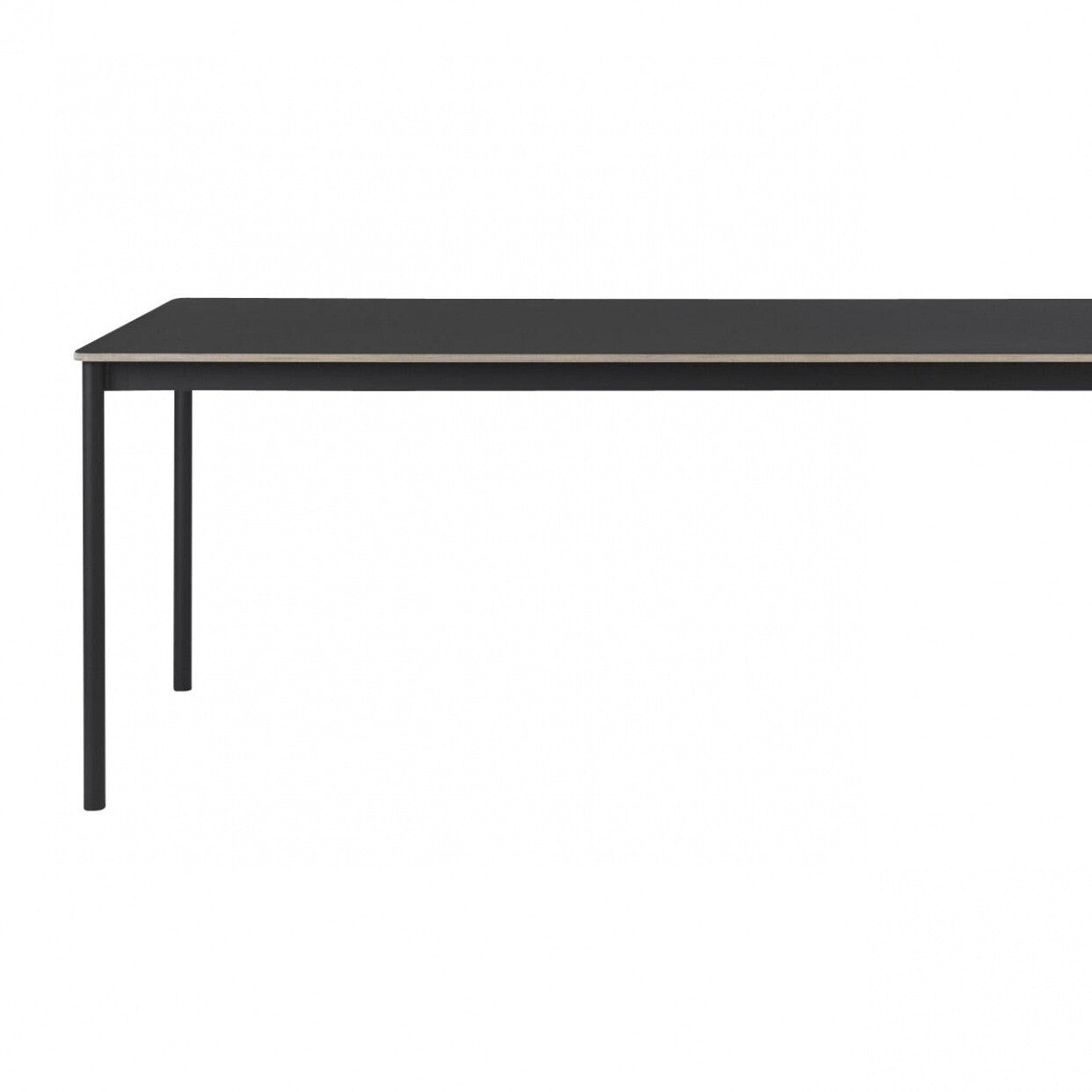 Base Tisch 250x90cm Schwarz