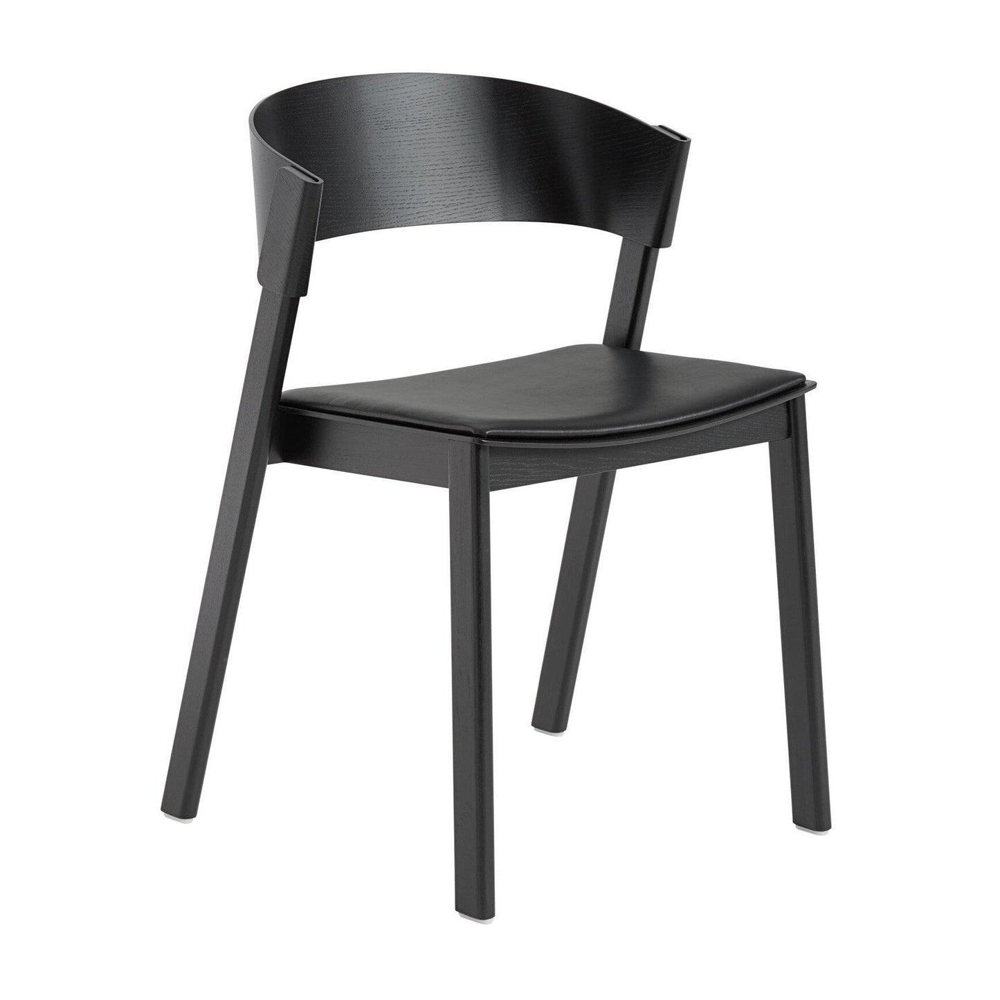 Cover Stuhl Leder Schwarz