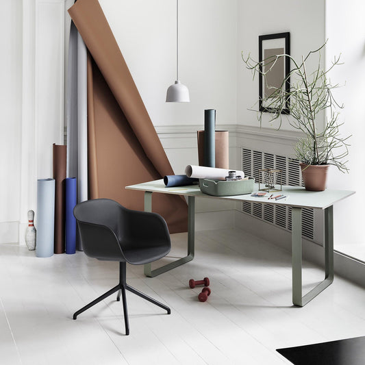 Fiber Chair Drehstuhl Schwarz