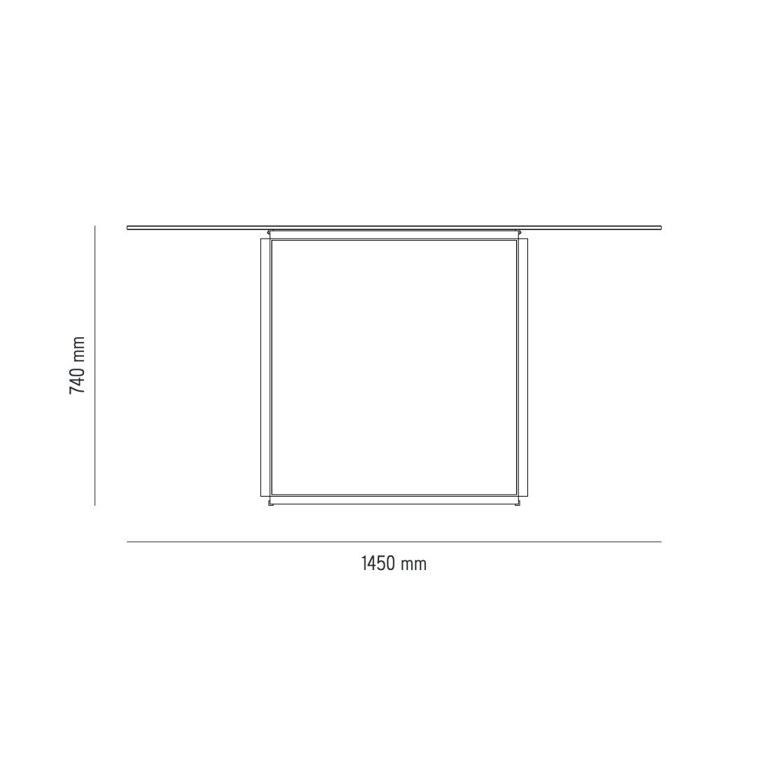 Florence Esstisch Ø145cm Schwarz