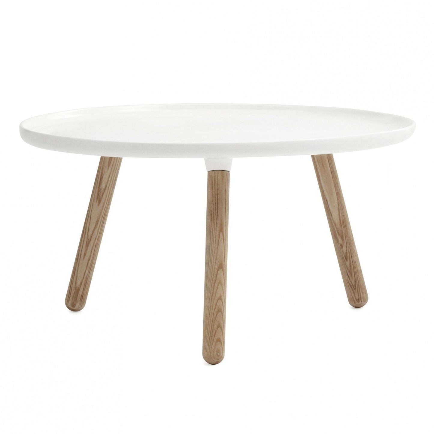 Tablo Beistelltisch Ø78cm Weiß
