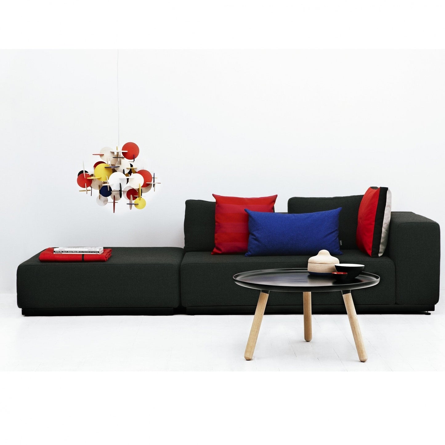 Tablo Beistelltisch Ø78cm Weiß