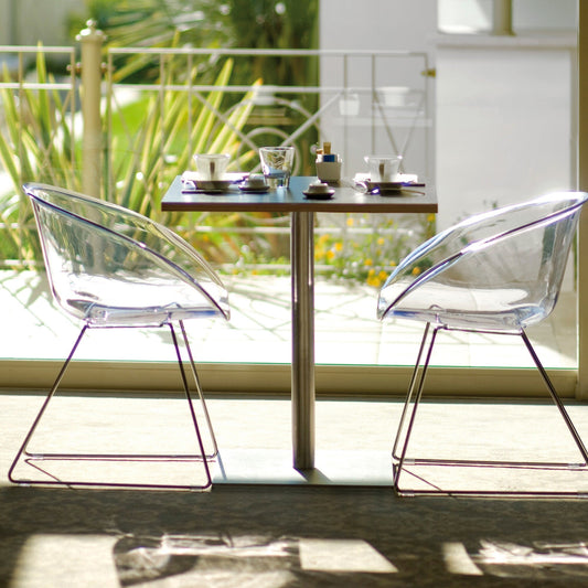 Gliss 921 Armlehnstuhl mit Kufengestell