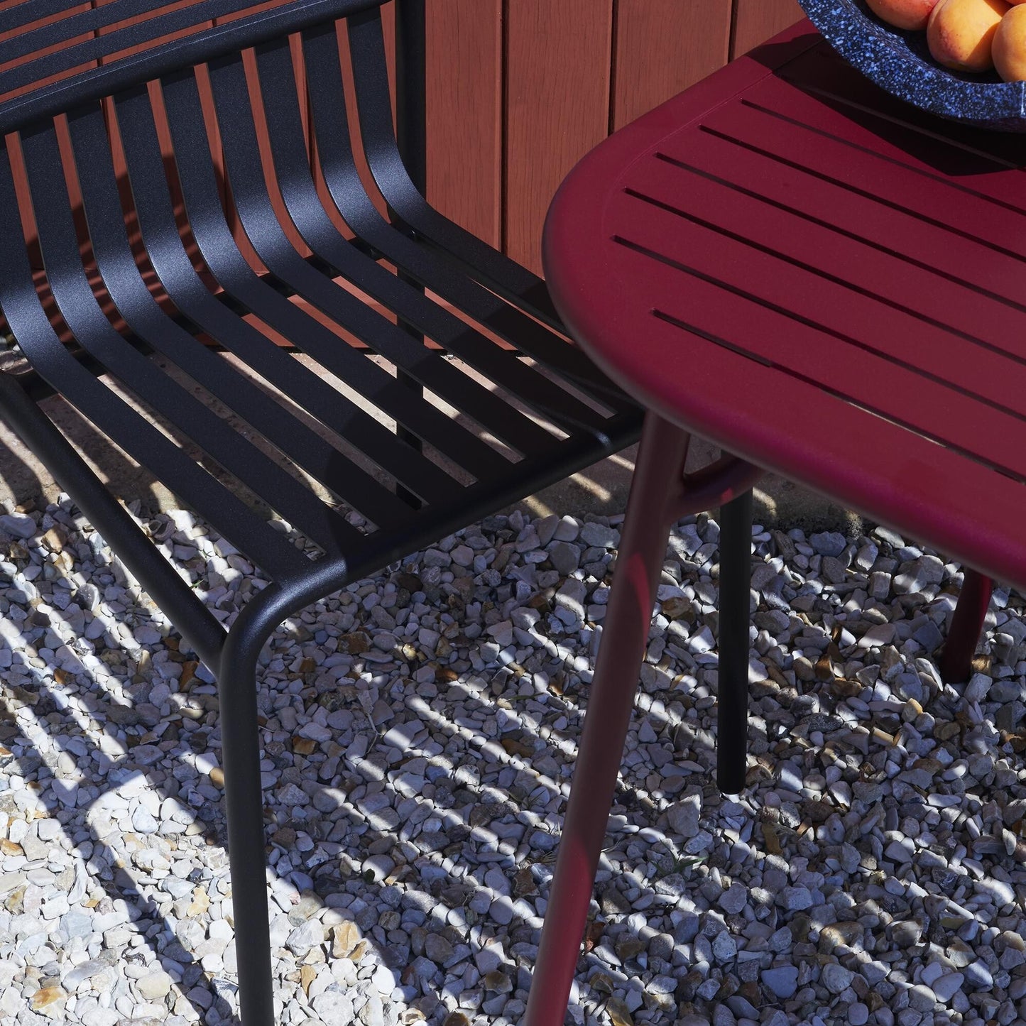 Week-End Gartentisch 85x85cm Schwarz