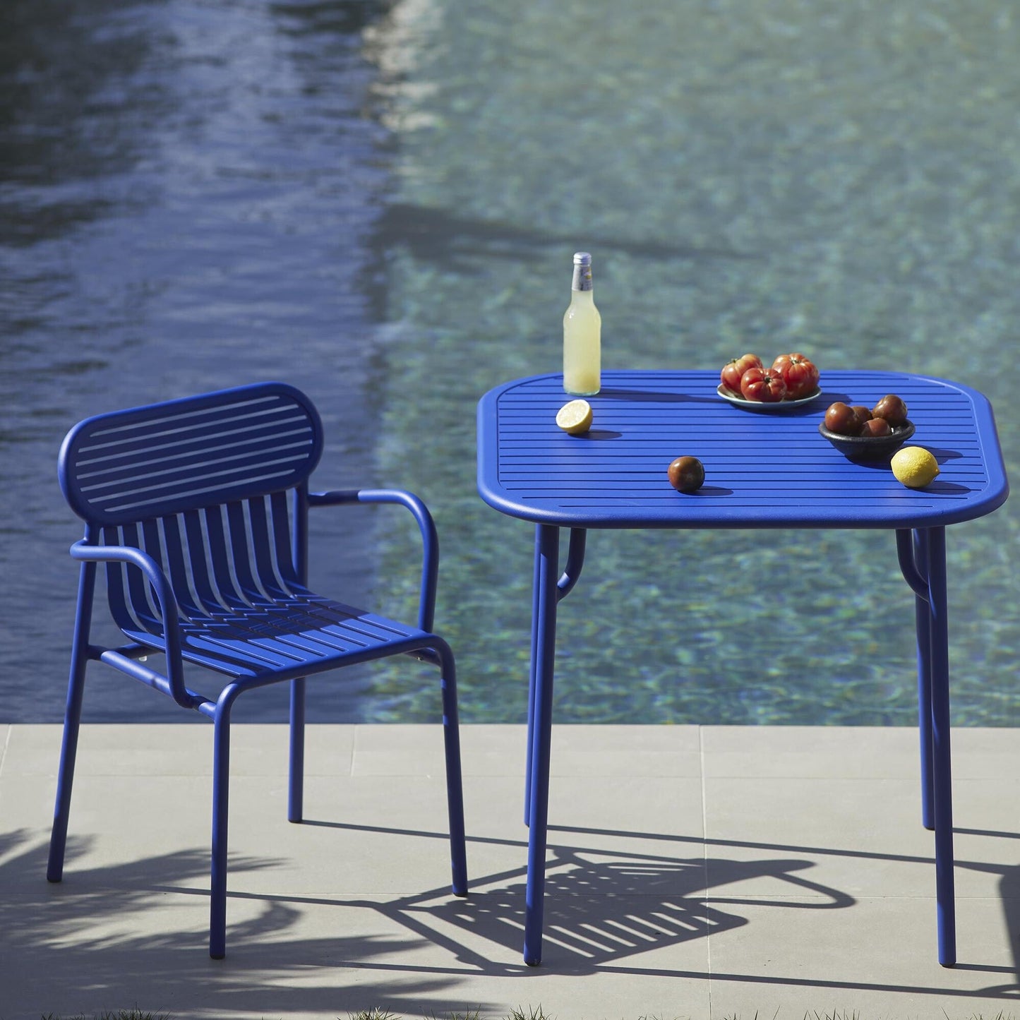 Week-End Gartentisch 85x85cm Schwarz