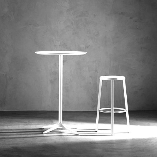 Mister X Bistrotisch Ø 70cm Weiß