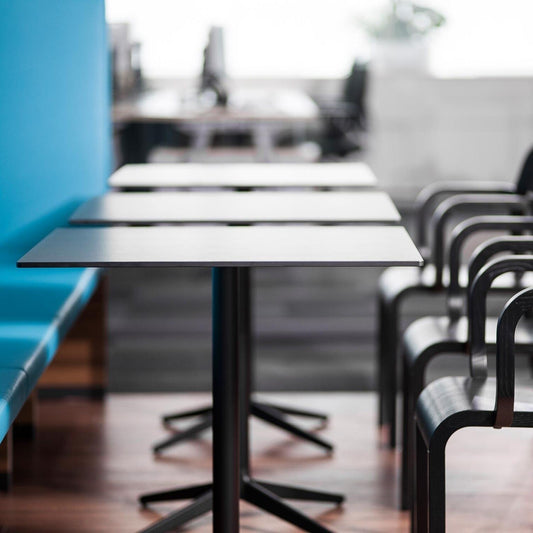 Mister X Esstisch 70x70cm Schwarz