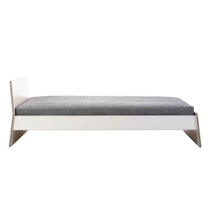 Stockholm Doppelbett 160x200cm mit Kopfteil Weiß