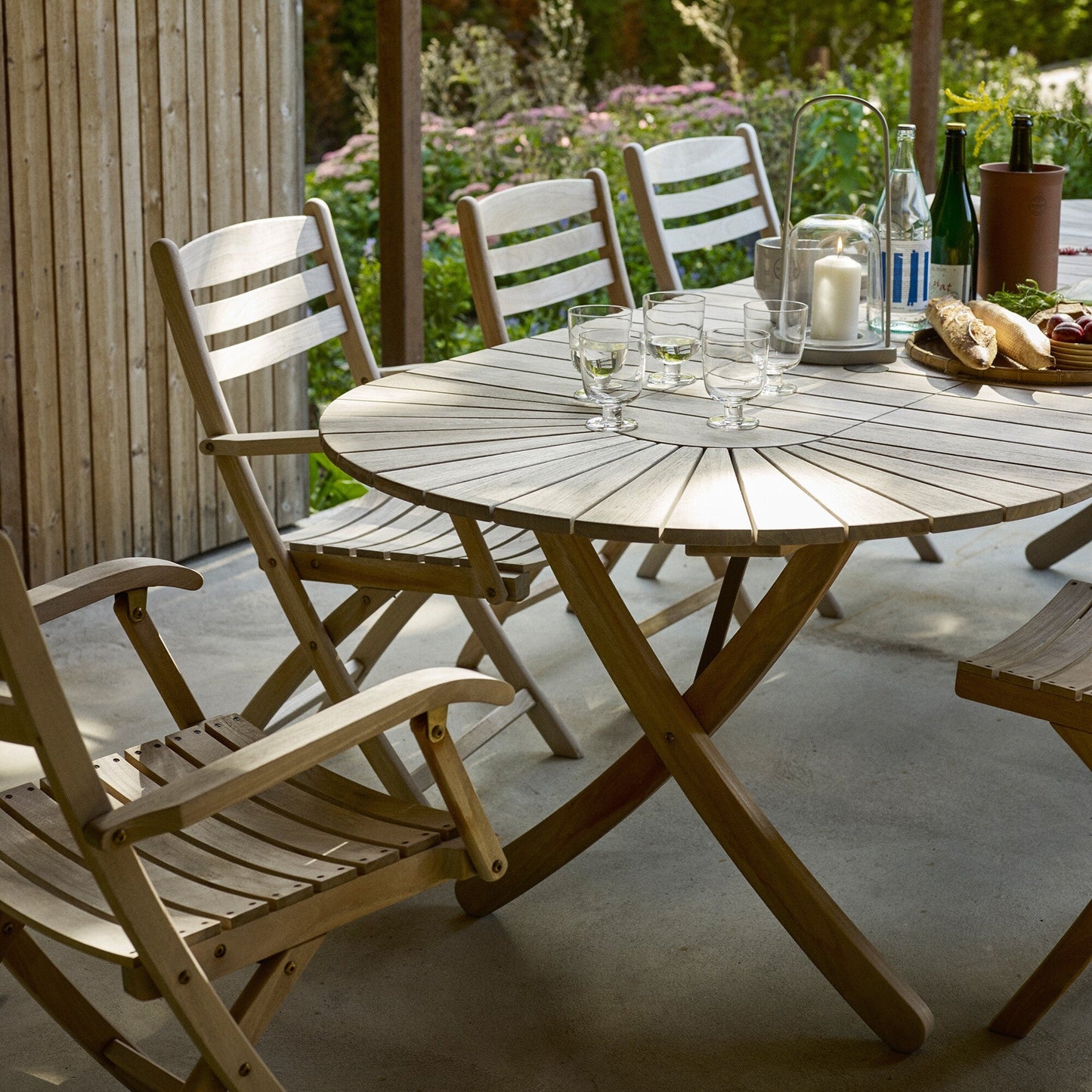 Skagerak Selandia Gartentisch ausziehbar 180x100x73cm Weiß