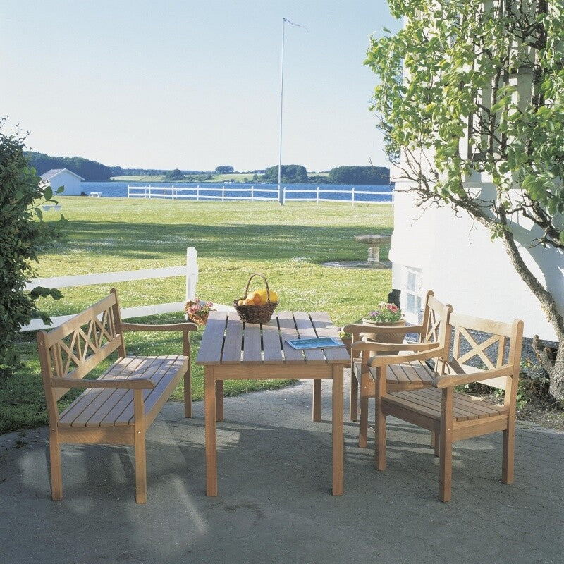Skagerak Skagen Gartenarmlehnstuhl Weiß