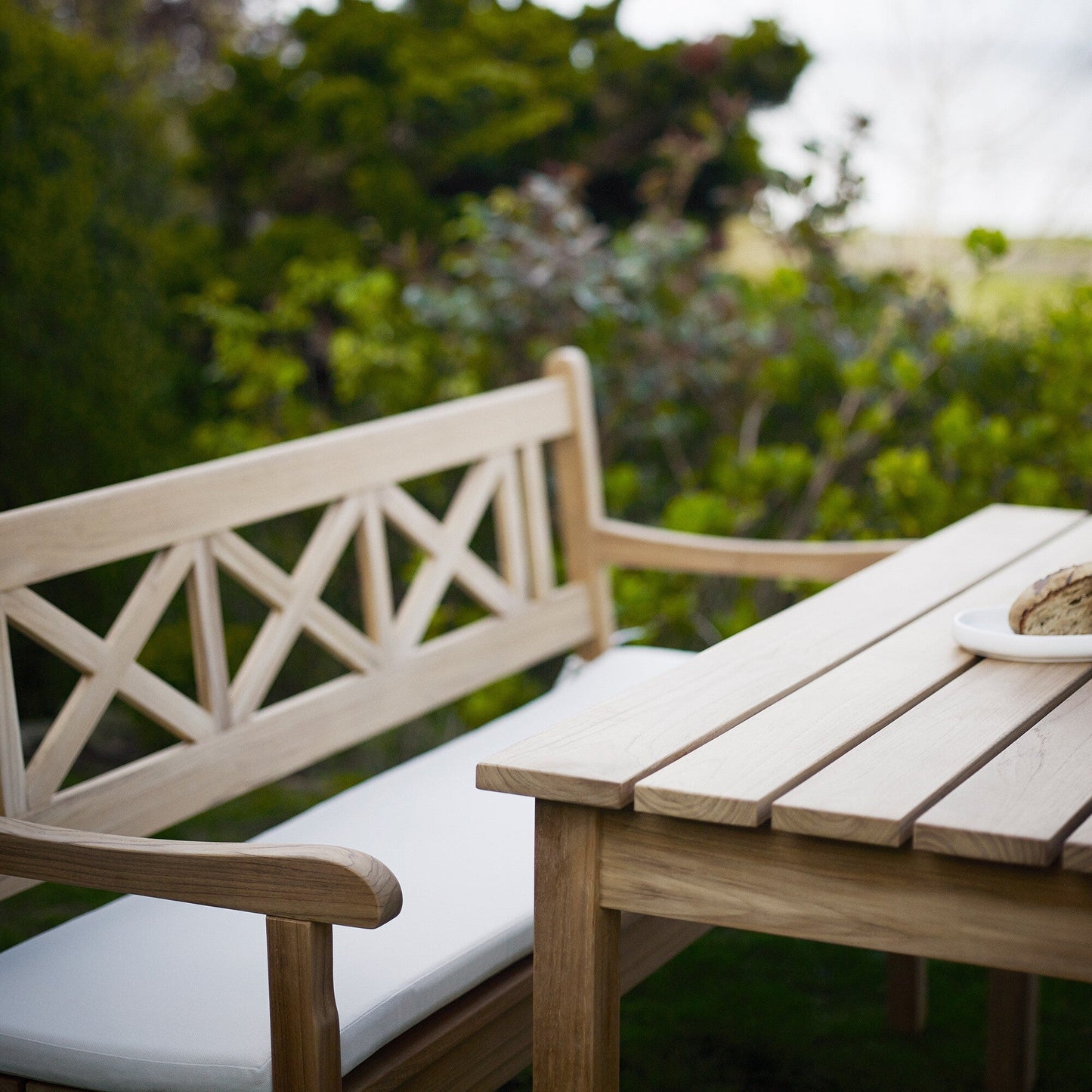 Skagerak Skagen Gartenbank 150cm Weiß