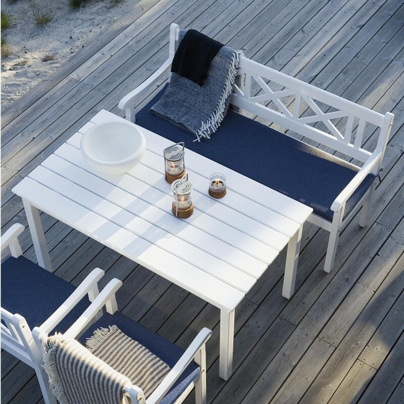 Skagerak Skagen Gartentisch 140x78x73cm Weiß