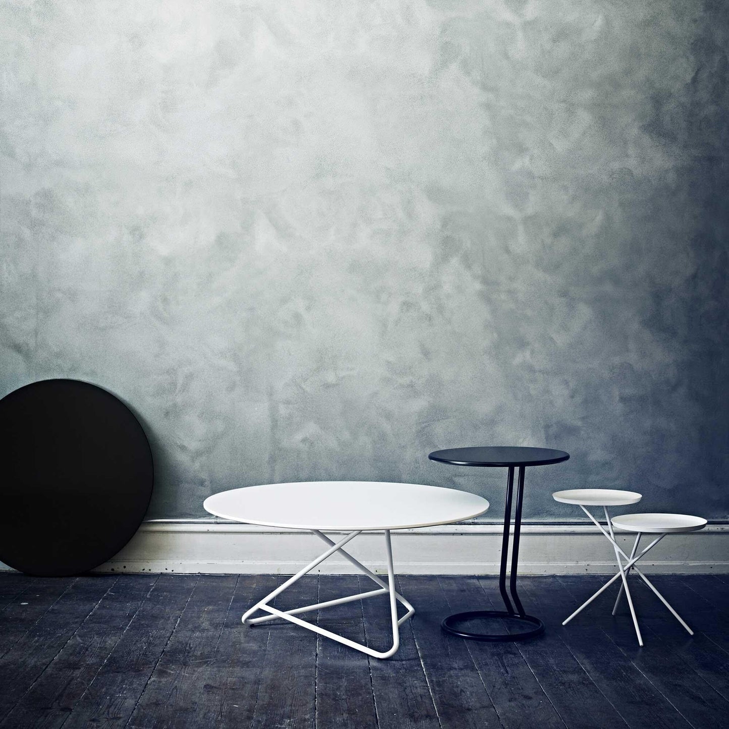 Tribeca Beistelltisch Ø75cm Weiß