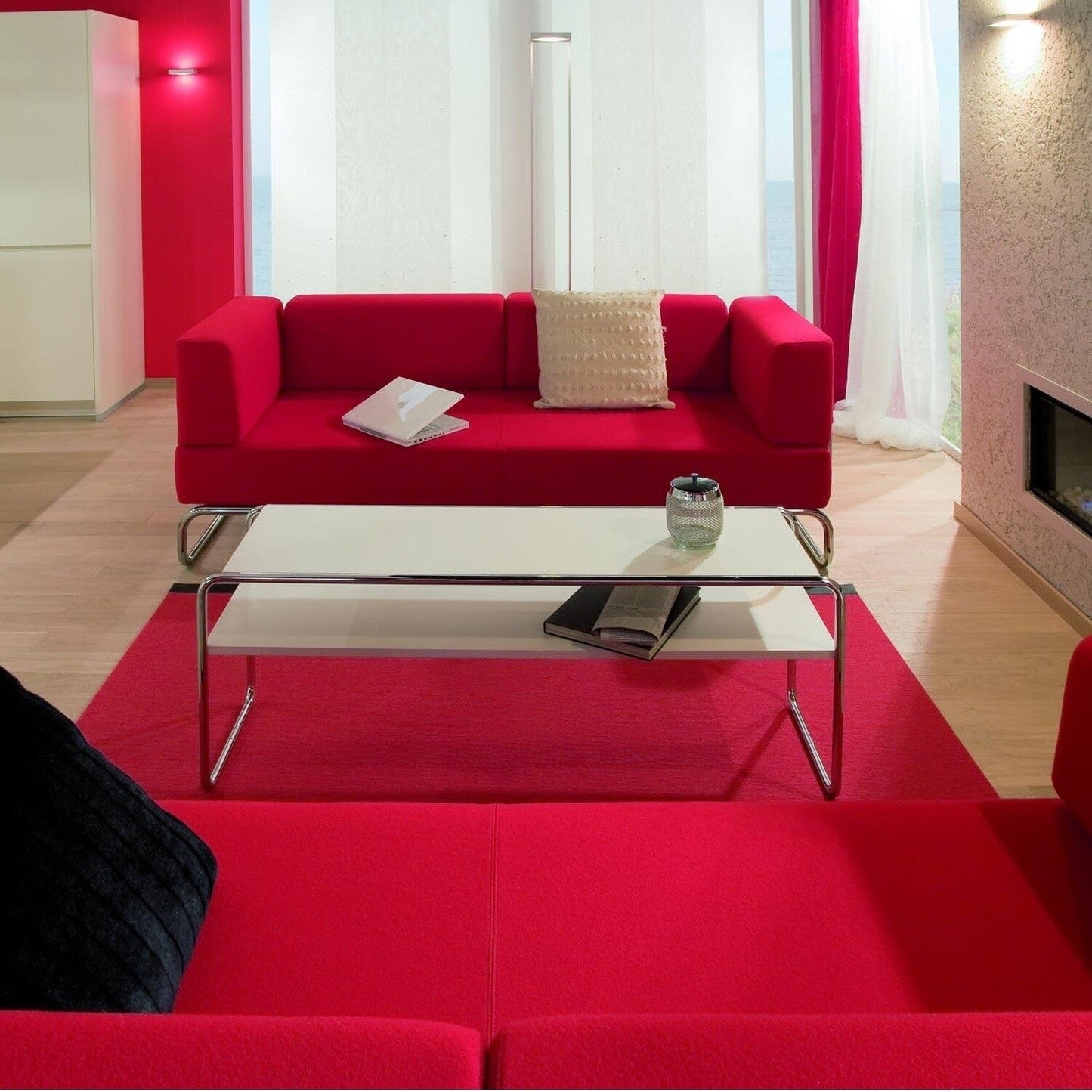 B 10/1 Couchtisch/Beistelltisch Weiß