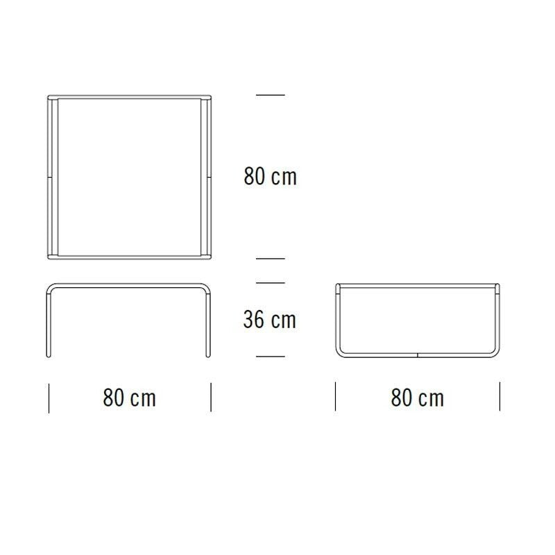 B 20 Couchtisch/Beistelltisch Buche Schwarz