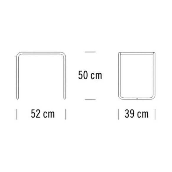 B 9 Beistelltisch 2er Set Glas