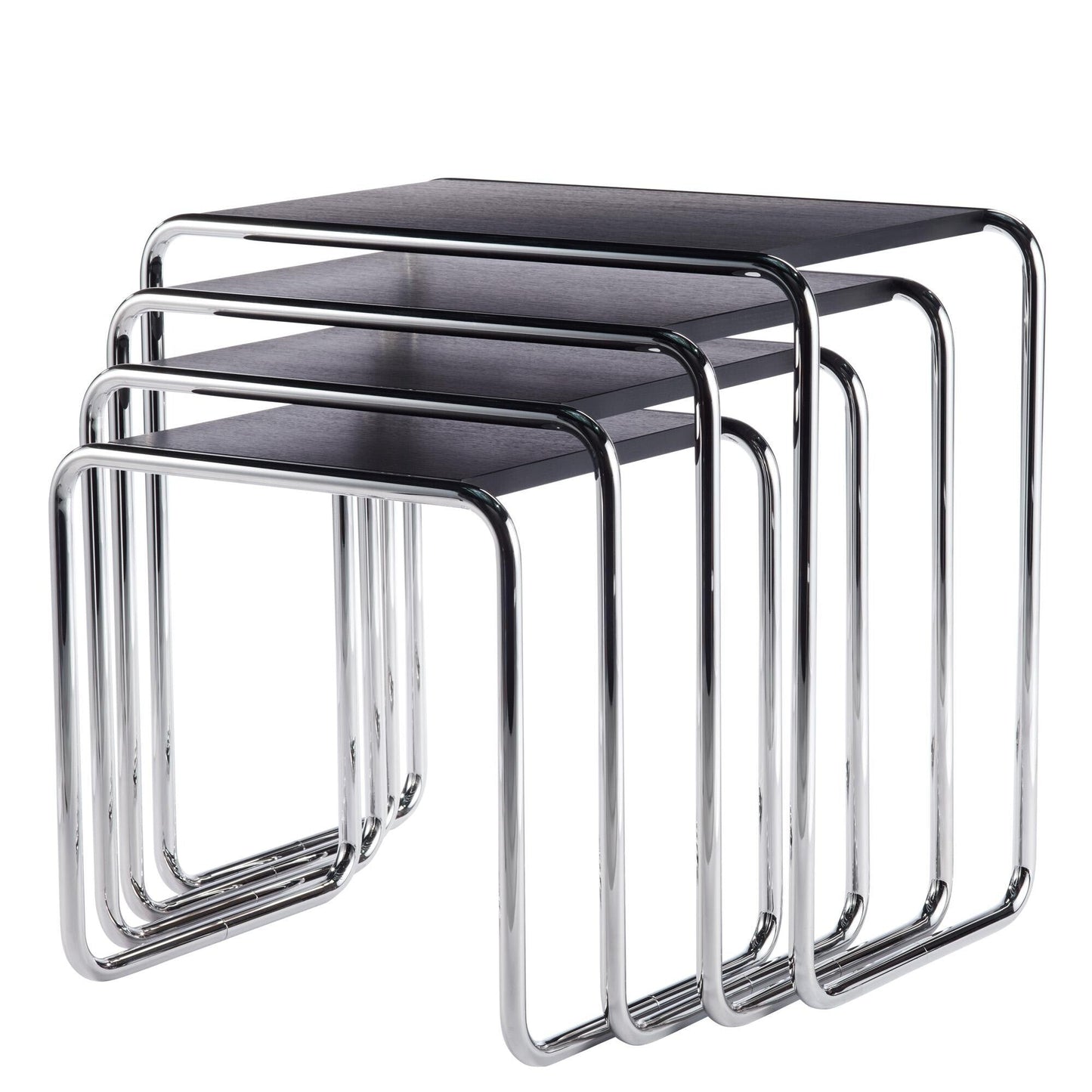 B 9 Beistelltisch Decklack Schwarz