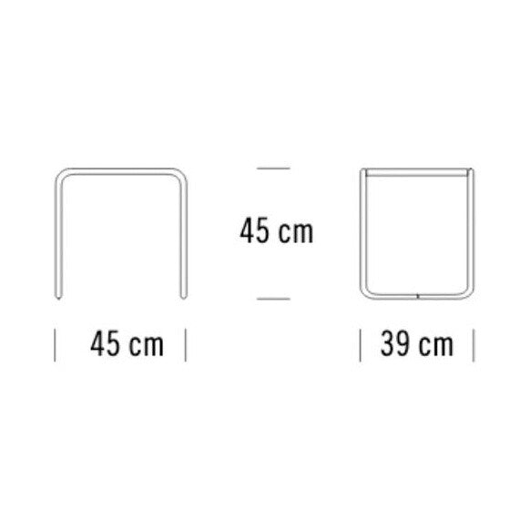 B 9 Beistelltisch Glas