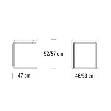 B97 Pure Materials Beistelltisch 2er Set Eiche
