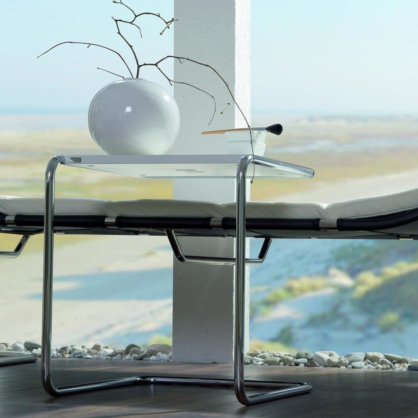 B 97 Beistelltisch 2er Set Glas