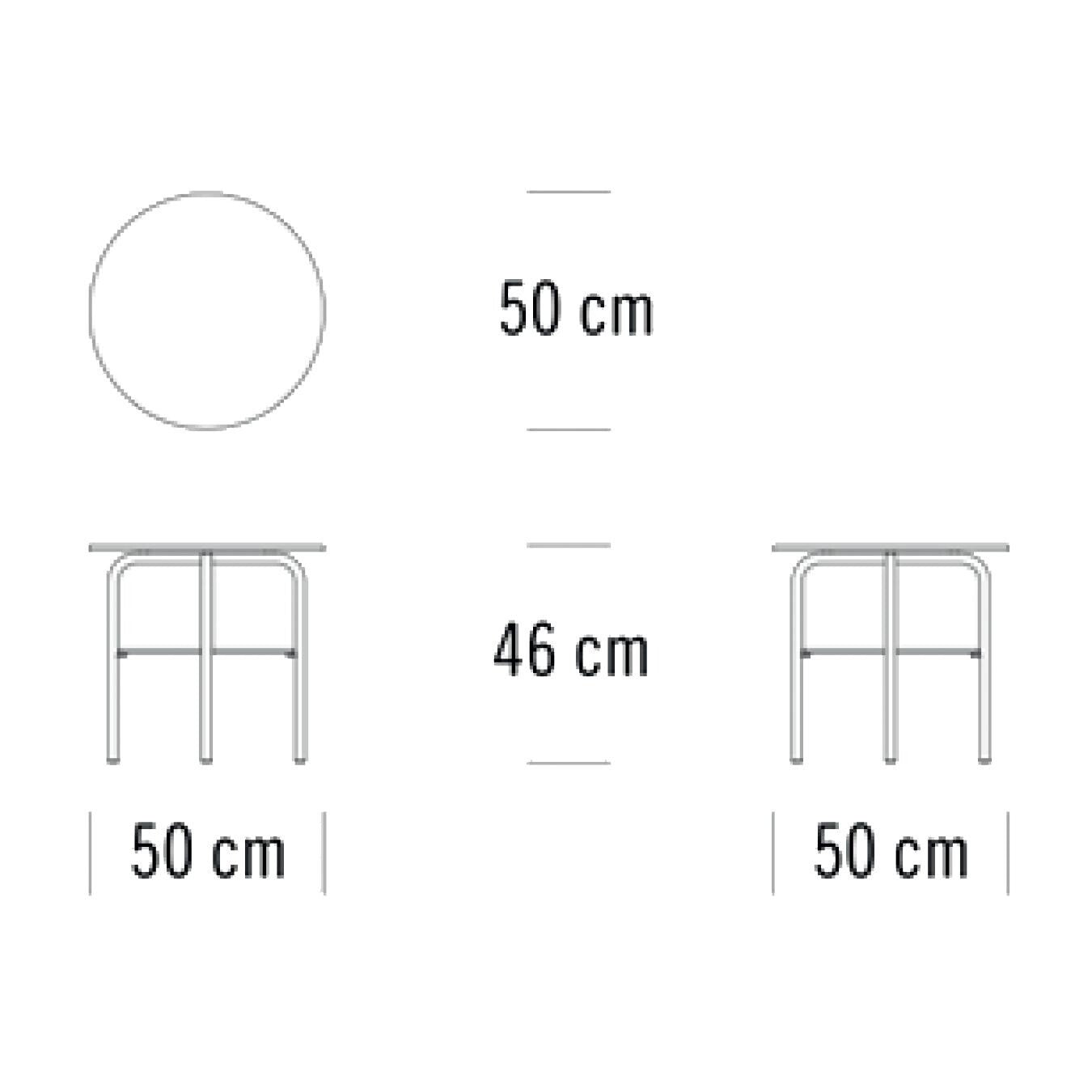 MR 517/1 Beistelltisch Schwarz