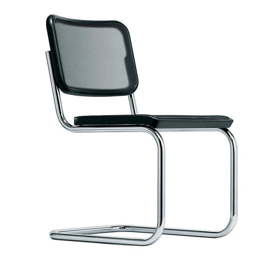 S 32 N Freischwinger Stuhl Buche Schwarz
