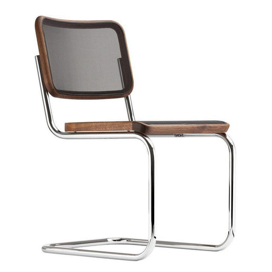 S 32 N Pure Materials Freischwinger Stuhl Nussbaum