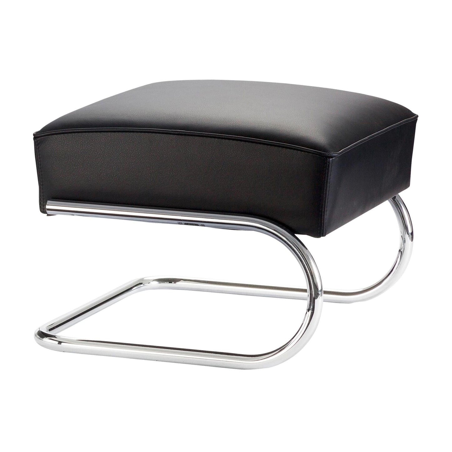S 411 H Hocker Leder Schwarz