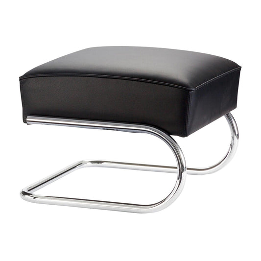 S 411 H Hocker Leder Schwarz