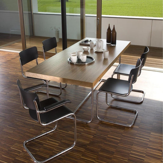 S 43 Freischwinger Stuhl 4er Set Natur